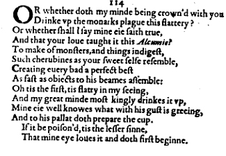 Sonnet 114 &ndash; 1609 Quarto
