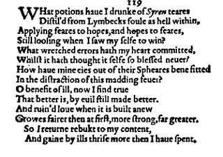 Sonnet 119 &ndash; 1609 Quarto