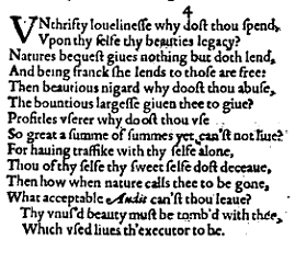 Sonnet 4 &ndash; 1609 Quarto